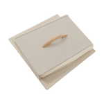 Casa si Gradina - Mobilier - Comode si corpuri - Comode - Comoda cu sertare din material textil, bej/maro deschis/maro inchis, HAZEL TYP 2 - Infinity.ro
