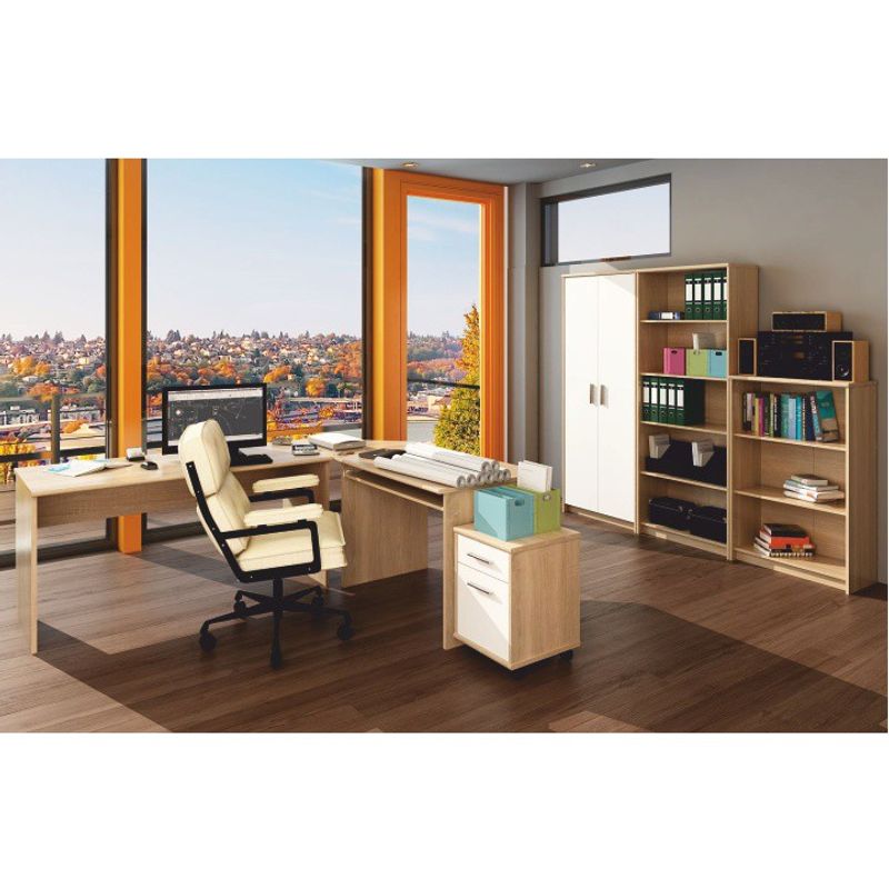 Casa si Gradina - Mobilier - Mese si birouri - Mese bucatarie si dining - Masa de scris, stejar sonoma, JOHAN NEW 02 - Infinity.ro
