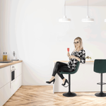 Casa si Gradina - Mobilier - Scaune si fotolii - Scaune - Scaun de bar, verde / negru, LAHELA - Infinity.ro