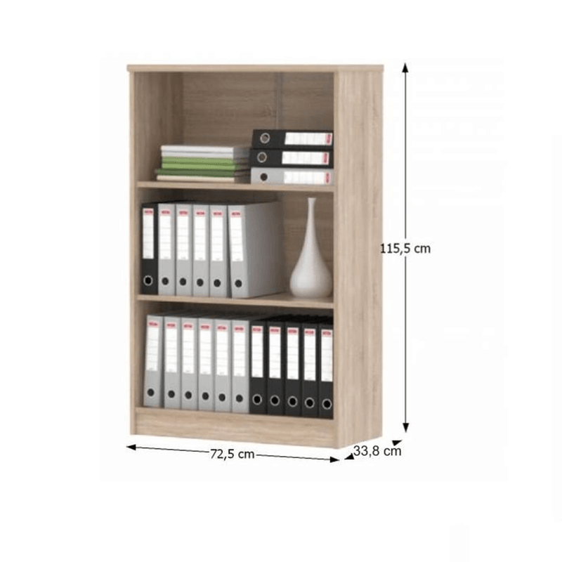 Casa si Gradina - Mobilier - Mese si birouri - Birouri - Ansamblu de birou, stejar sonoma/alb, JOHAN 2 NEW - Infinity.ro