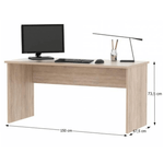 Casa si Gradina - Mobilier - Mese si birouri - Birouri - Ansamblu de birou, stejar sonoma/alb, JOHAN 2 NEW - Infinity.ro
