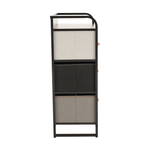 Casa si Gradina - Mobilier - Comode si corpuri - Comode - Comoda cu sertare din material textil, bej/maro deschis/maro inchis, HAZEL TYP 2 - Infinity.ro