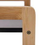 Casa si Gradina - Mobilier - Biblioteci si rafturi - Rafturi - Etajera cu 4 rafturi, natural / negru, NAOKO - Infinity.ro