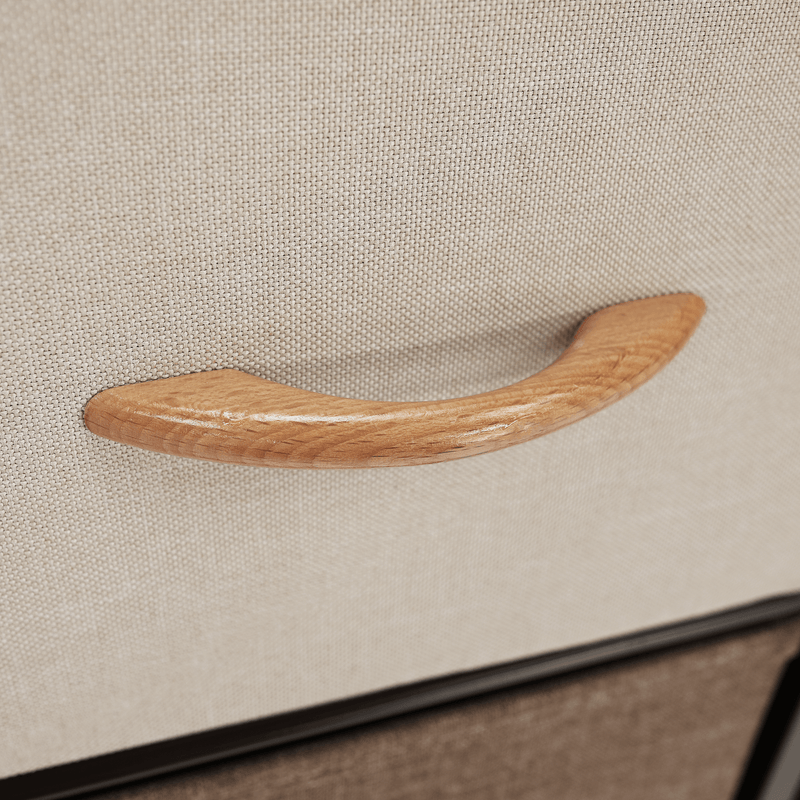 Casa si Gradina - Mobilier - Comode si corpuri - Comode - Comoda cu sertare din material textil, /bej/maro deschis/maro inchis, HAZEL TYP 4 - Infinity.ro