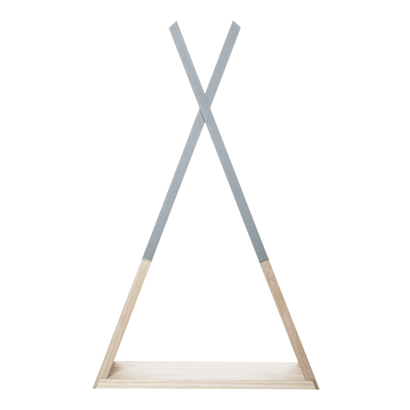 Casa si Gradina - Mobilier - Biblioteci si rafturi - Rafturi - Raft pentru copii, gri / natural, JOLI - Infinity.ro