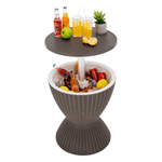 Casa si Gradina - Gradina si terasa - Mobilier exterior - Mese gradina - Masa de racire pentru gradina, gri, FABIR - Infinity.ro