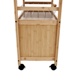 Casa si Gradina - Mobilier - Comode si corpuri - Corpuri bucatarie - Carucior de servire, natural, NAVID - Infinity.ro