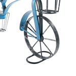 Casa si Gradina - Gradinarit si plante - Plante si ghivece - Ghivece si suporturi - Ghiveci RETRO in forma de bicicleta, negru / albastru, ALBO - Infinity.ro