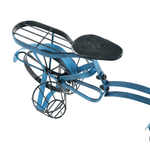 Casa si Gradina - Gradinarit si plante - Plante si ghivece - Ghivece si suporturi - Ghiveci RETRO in forma de bicicleta, negru / albastru, ALBO - Infinity.ro