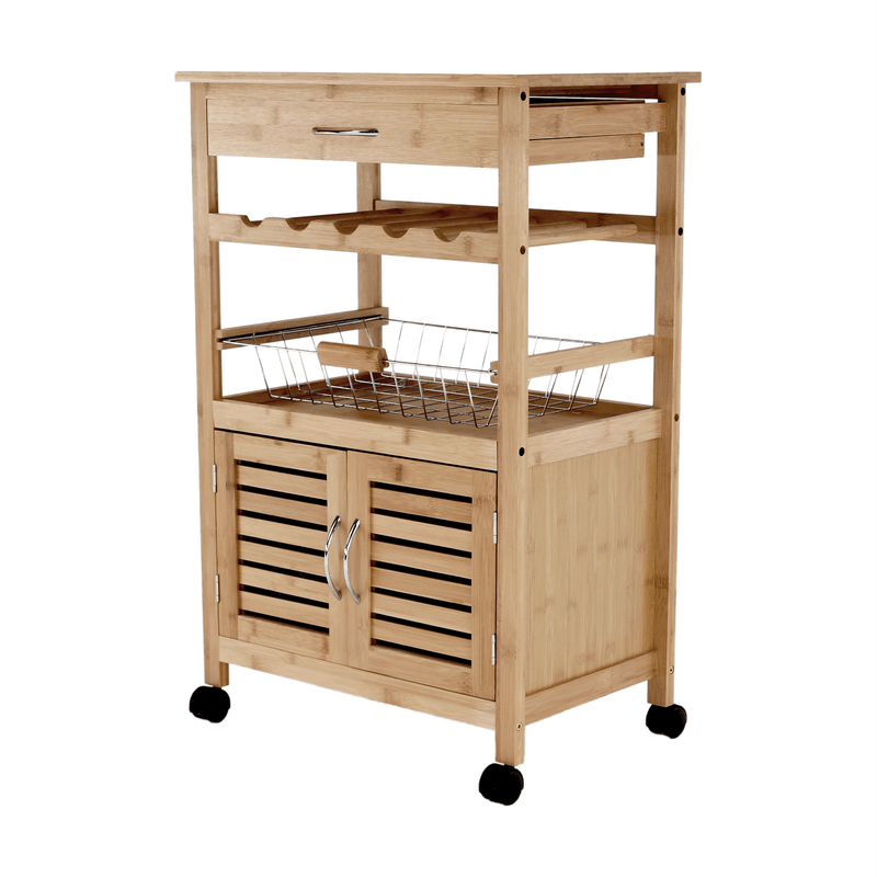 Casa si Gradina - Mobilier - Comode si corpuri - Corpuri bucatarie - Carucior de servire, natural, NAVID - Infinity.ro