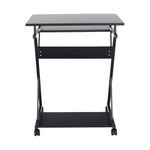 Casa si Gradina - Mobilier - Mese si birouri - Birouri - Masa mobila pentru PC/masa de joc cu roti, negru, TARAK - Infinity.ro