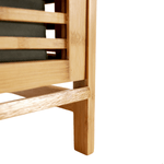Casa si Gradina - Mobilier - Organizare si depozitare - Cutii depozitare - Cos de rufe, bambus natural/gri, KERI NEW - Infinity.ro