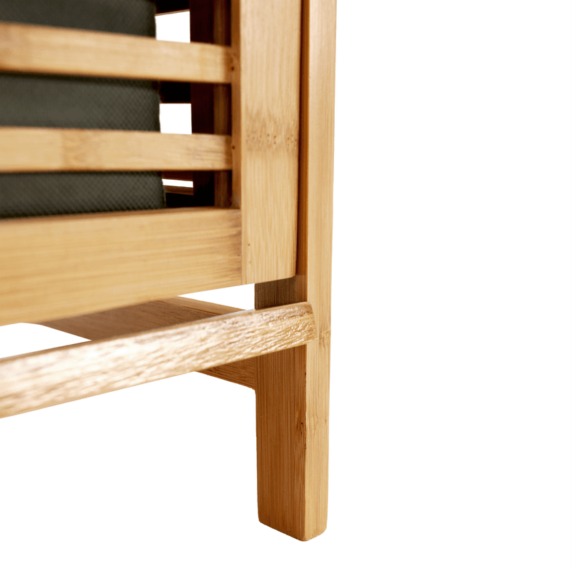 Casa si Gradina - Mobilier - Organizare si depozitare - Cutii depozitare - Cos de rufe, bambus natural/gri, KERI NEW - Infinity.ro
