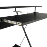 Casa si Gradina - Mobilier - Mese si birouri - Birouri - Masa mobila pentru PC/masa de joc cu roti, negru, TARAK - Infinity.ro