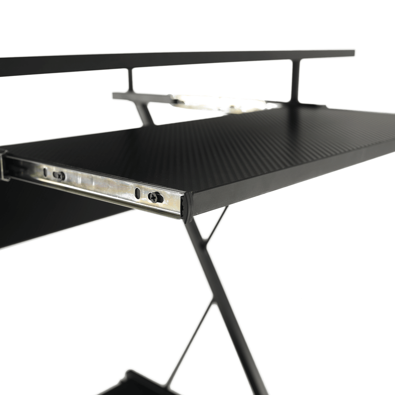 Casa si Gradina - Mobilier - Mese si birouri - Birouri - Masa mobila pentru PC/masa de joc cu roti, negru, TARAK - Infinity.ro