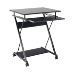 Casa si Gradina - Mobilier - Mese si birouri - Birouri - Masa mobila pentru PC/masa de joc cu roti, negru, TARAK - Infinity.ro