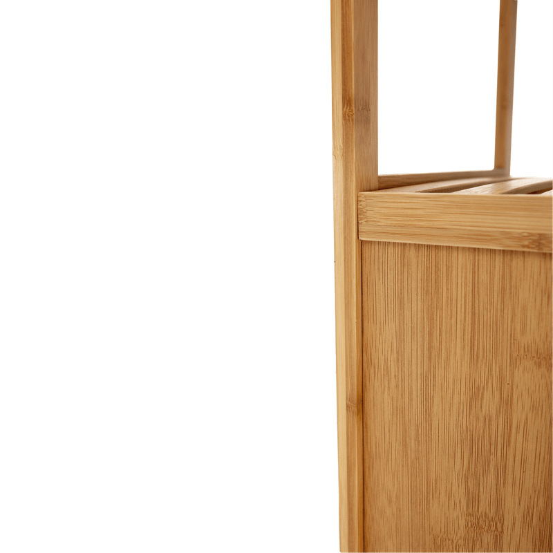 Casa si Gradina - Mobilier - Organizare si depozitare - Cutii depozitare - Cos de rufe, bambus natural/gri, KERI NEW - Infinity.ro