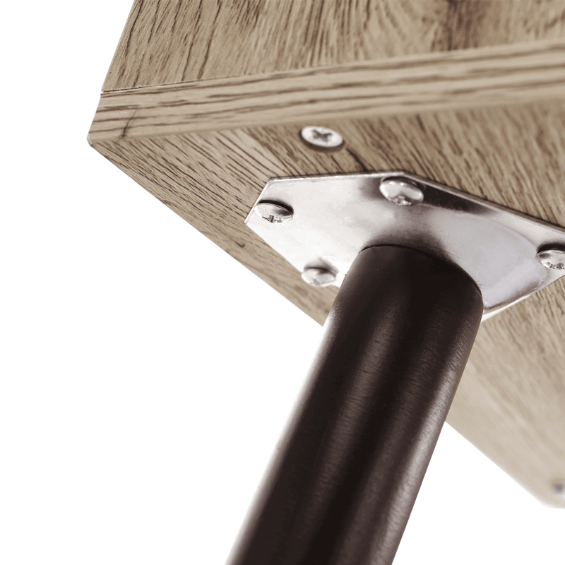 Casa si Gradina - Mobilier - Comode si corpuri - Noptiere - Noptiera / masa, stejar / negru, ALYSANDRA TYPE 1 - Infinity.ro