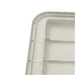 Casa si Gradina - Gradina si terasa - Mobilier exterior - Dulapuri si lazi depozitare exterior - Cutie / masa de depozitare pentru gradina, alba, IBLIS - Infinity.ro