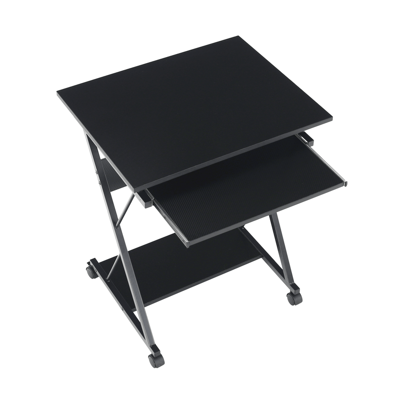 Casa si Gradina - Mobilier - Mese si birouri - Birouri - Masa mobila pentru PC/masa de joc cu roti, negru, TARAK - Infinity.ro
