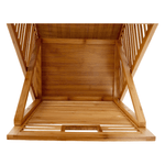 Casa si Gradina - Mobilier - Organizare si depozitare - Cutii depozitare - Cos de rufe, bambus natural/gri, KERI NEW - Infinity.ro