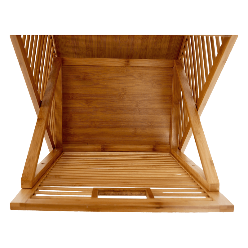 Casa si Gradina - Mobilier - Organizare si depozitare - Cutii depozitare - Cos de rufe, bambus natural/gri, KERI NEW - Infinity.ro