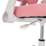 Casa si Gradina - Mobilier - Scaune si fotolii - Scaune - Scaun reglabil cu suport pentru picioare si curele, roz/alb, ANAIS - Infinity.ro