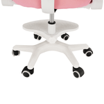 Casa si Gradina - Mobilier - Scaune si fotolii - Scaune - Scaun reglabil cu suport pentru picioare si curele, roz/alb, ANAIS - Infinity.ro