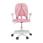 Casa si Gradina - Mobilier - Scaune si fotolii - Scaune - Scaun reglabil cu suport pentru picioare si curele, roz/alb, ANAIS - Infinity.ro