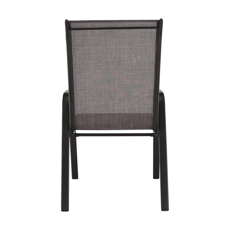 Casa si Gradina - Gradina si terasa - Mobilier exterior - Scaune si sezlonguri gradina - Scaun stivuibil, maro suvitat/maro, ALDERA - Infinity.ro