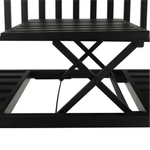 Casa si Gradina - Gradina si terasa - Mobilier exterior - Bancute de gradina - Banca de gradina cu masa, neagra, DAGNO - Infinity.ro