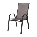 Casa si Gradina - Gradina si terasa - Mobilier exterior - Scaune si sezlonguri gradina - Scaun stivuibil, maro suvitat/maro, ALDERA - Infinity.ro