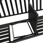 Casa si Gradina - Gradina si terasa - Mobilier exterior - Bancute de gradina - Banca de gradina cu masa, neagra, DAGNO - Infinity.ro