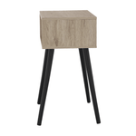 Casa si Gradina - Mobilier - Comode si corpuri - Noptiere - Noptiera / masa, stejar / negru, ALYSANDRA TYPE 1 - Infinity.ro