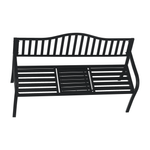 Casa si Gradina - Gradina si terasa - Mobilier exterior - Bancute de gradina - Banca de gradina cu masa, neagra, DAGNO - Infinity.ro