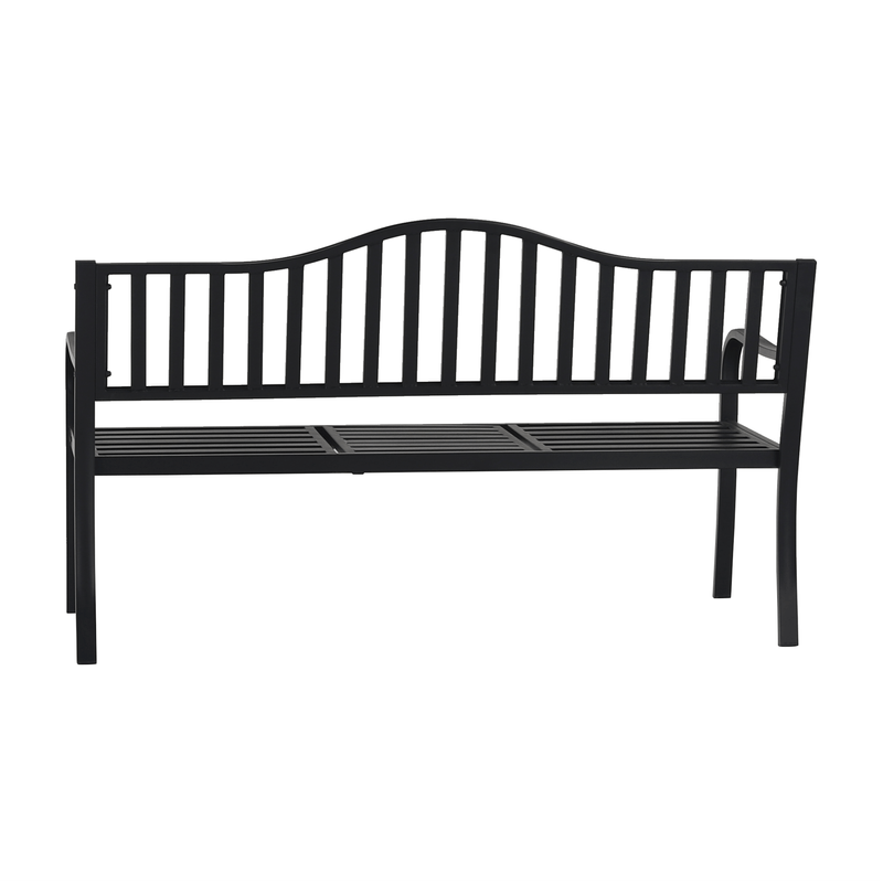 Casa si Gradina - Gradina si terasa - Mobilier exterior - Bancute de gradina - Banca de gradina cu masa, neagra, DAGNO - Infinity.ro