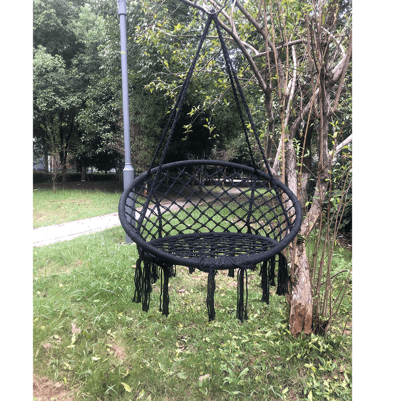 Casa si Gradina - Gradina si terasa - Mobilier exterior - Scaune si sezlonguri gradina - Scaun suspendabil, negru, AMADO 2 NEW - Infinity.ro