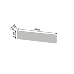 Electronice si Electrocasnice - Masini de spalat vase - Accesorii masini de spalat vase - Plinta pentru masina de spalat vase 45, alb, JULIA TYP 94 - Infinity.ro