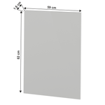 Casa si Gradina - Mobilier - Comode si corpuri - Corpuri bucatarie - Placa/blat de capat, alb, JULIA TYP 95 - Infinity.ro