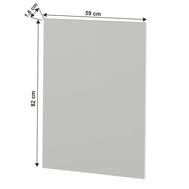 Casa si Gradina - Mobilier - Comode si corpuri - Corpuri bucatarie - Placa/blat de capat, alb, JULIA TYP 95 - Infinity.ro