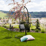 Casa si Gradina - Gradina si terasa - Mobilier exterior - Scaune si sezlonguri gradina - Scaun suspendabil, negru, AMADO 2 NEW - Infinity.ro