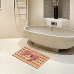 Casa si Gradina - Textile si covoare - Covoare - Covorase baie - Covor antiderapant pentru baie, bambus natural lacuit, KLERA - Infinity.ro