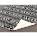 Casa si Gradina - Textile si covoare - Pături și cuverturi - Pături - Patura cu doua fete imitatie miel, motiv iarna, 150x200, MALENA - Infinity.ro