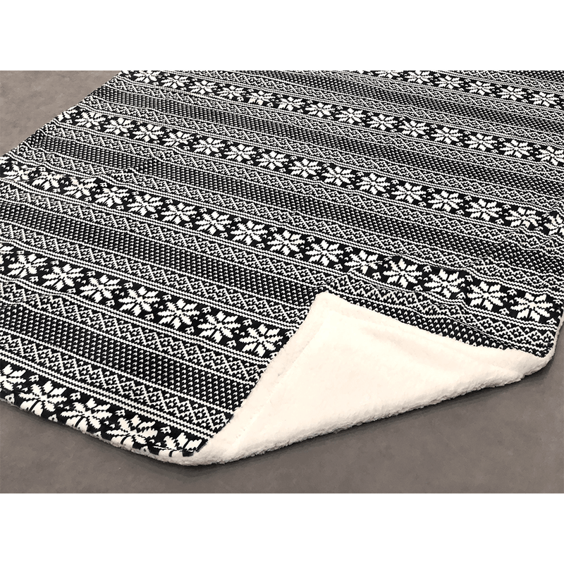 Casa si Gradina - Textile si covoare - Pături și cuverturi - Pături - Patura cu doua fete imitatie miel, motiv iarna, 150x200, MALENA - Infinity.ro
