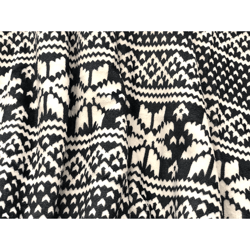Casa si Gradina - Textile si covoare - Pături și cuverturi - Pături - Patura cu doua fete imitatie miel, motiv iarna, 150x200, MALENA - Infinity.ro