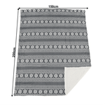 Casa si Gradina - Textile si covoare - Pături și cuverturi - Pături - Patura cu doua fete imitatie miel, motiv iarna, 150x200, MALENA - Infinity.ro