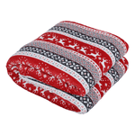 Casa si Gradina - Textile si covoare - Pături și cuverturi - Pături - Patura cu doua fete imitatie miel, motiv iarna, 150x200, RENIFE - Infinity.ro