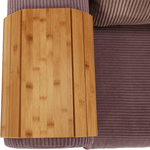 Casa si Gradina - Bucatarie si vesela - Accesorii bar - Suporturi bauturi - Zona de depozitare/cotiera flexibila canapea, bambus, natural, ALTE - Infinity.ro