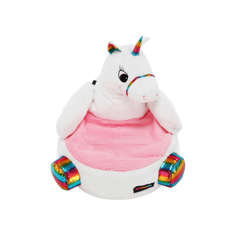 Casa si Gradina - Mobilier - Scaune si fotolii - Fotolii - Fotoliu tip sac unicorn, alb/roz/amestec de culori, BUFEL - Infinity.ro
