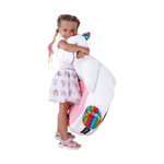 Casa si Gradina - Mobilier - Scaune si fotolii - Fotolii - Fotoliu tip sac unicorn, alb/roz/amestec de culori, BUFEL - Infinity.ro